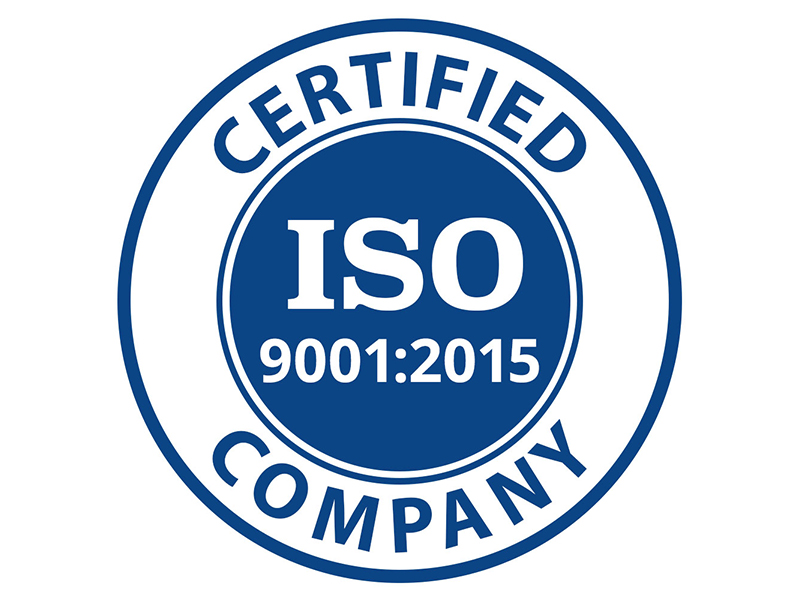 ISO 9001:2015 证书